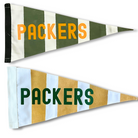 Handcrafted Football Pennant Flag with bold team colors and iconic design, ideal for sports decor or game day setups.