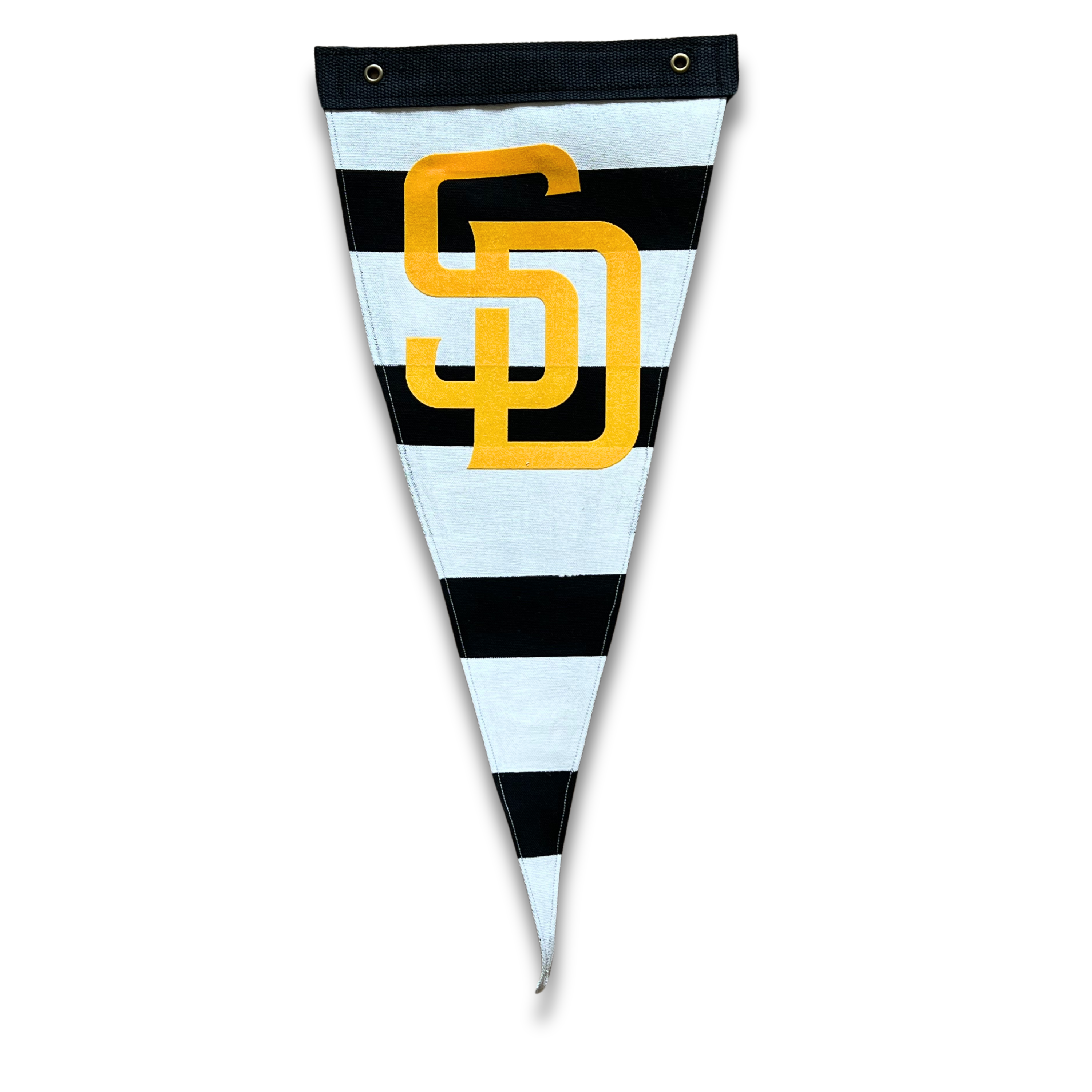 Vintage Style San Diego Padres Flag with classic team colors and logo on durable cotton canvas, perfect for sports-themed decor and Padres fans.